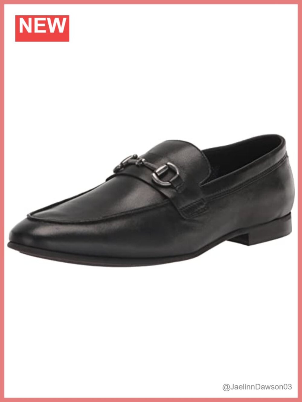 Leather Women's Dress Loafer Slip On with Horse Bit Hardware